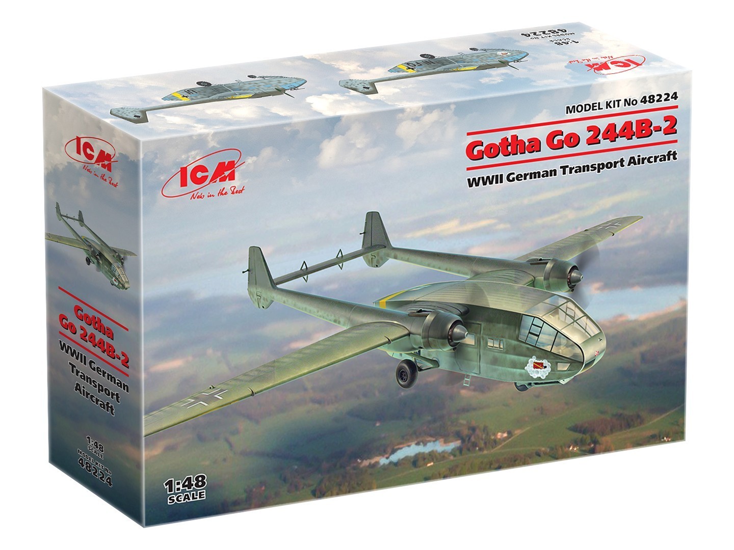 Gotha Go 244B-2, WWII German Transport Aircraft
